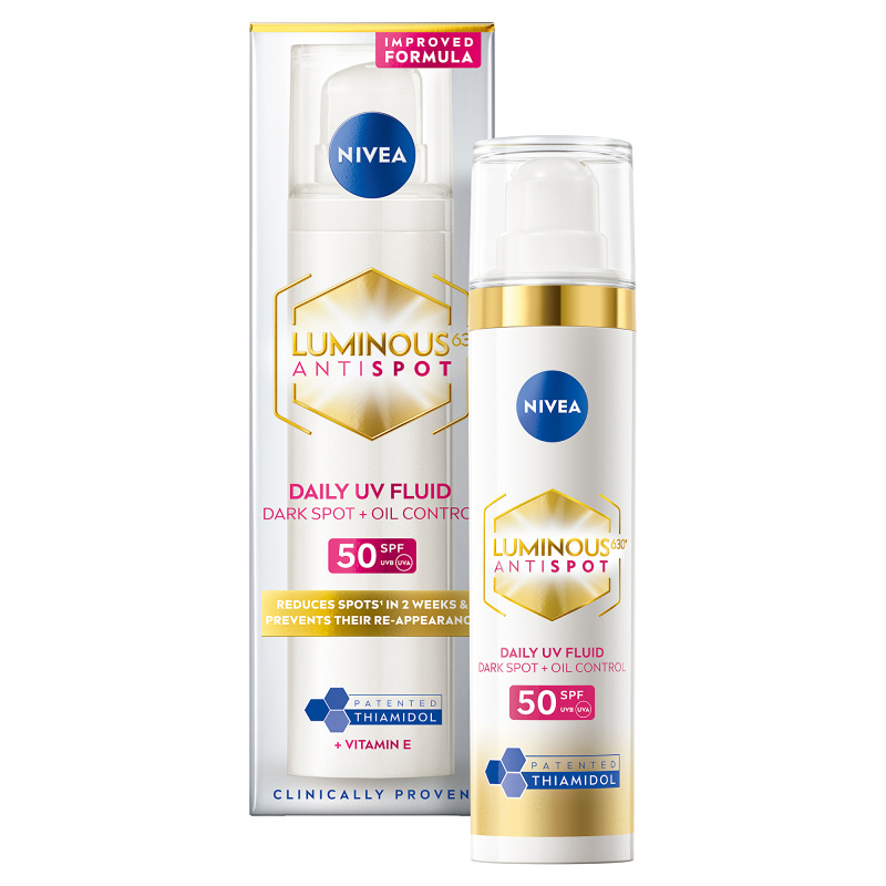 NIVEA Luminous denní krém proti pigmentovým skvrnám SPF 50 40 ml