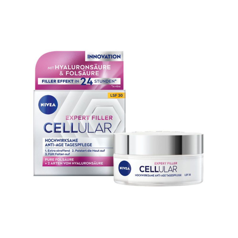 NIVEA Hyaluron Cellular Filler vyplňující denní krém SPF 30 50 ml