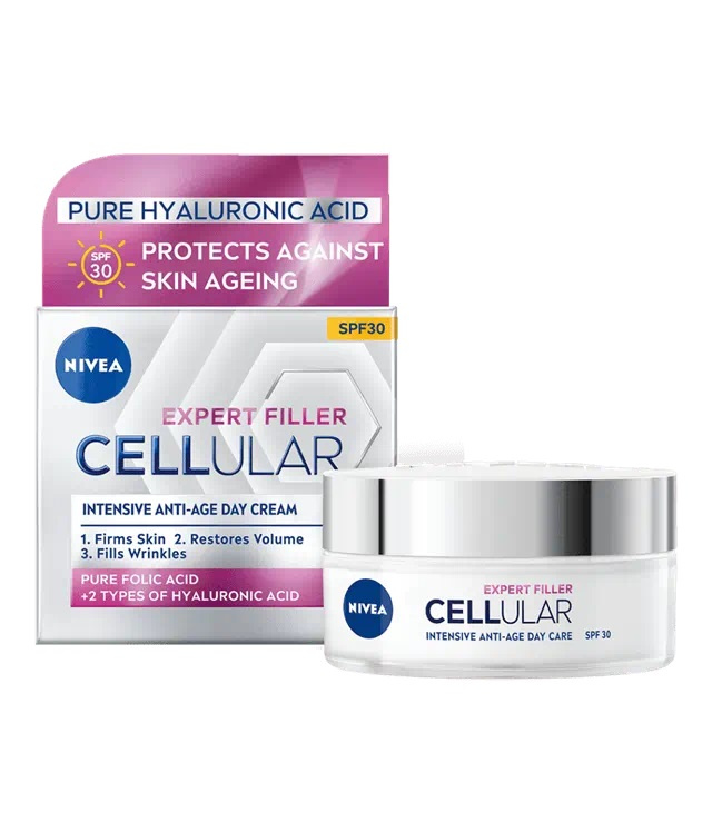 NIVEA Hyaluron Cellular Filler vyplňující denní krém SPF 30 50 ml