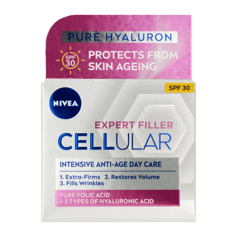 NIVEA Hyaluron Cellular Filler vyplňující denní krém SPF 30 50 ml