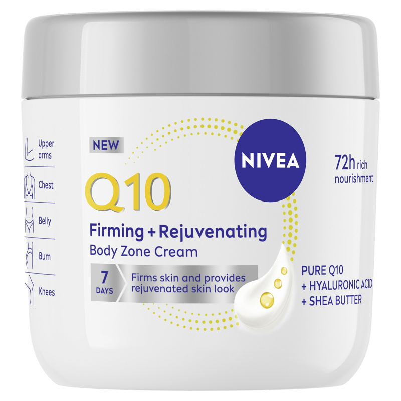 NIVEA Q10 Firming & Rejuvenating zpevňující tělový krém 400 ml