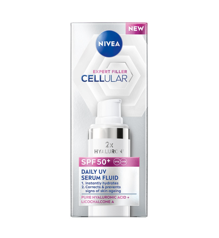 NIVEA Cellular Expert Filler denní sérum SPF 50+ 30 ml