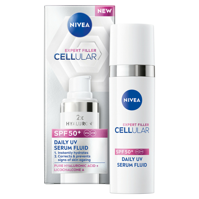 NIVEA Cellular Expert Filler denní sérum SPF 50+ 30 ml