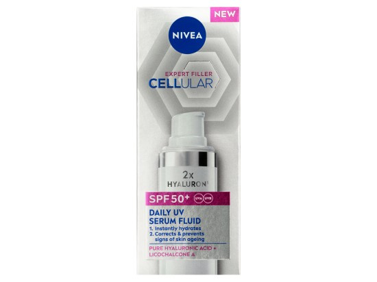 NIVEA Cellular Expert Filler denní sérum SPF 50+ 30 ml