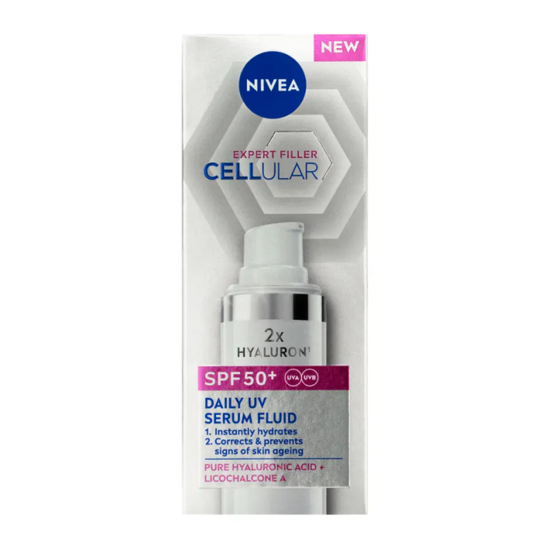 NIVEA Cellular Expert Filler denní sérum SPF 50+ 30 ml