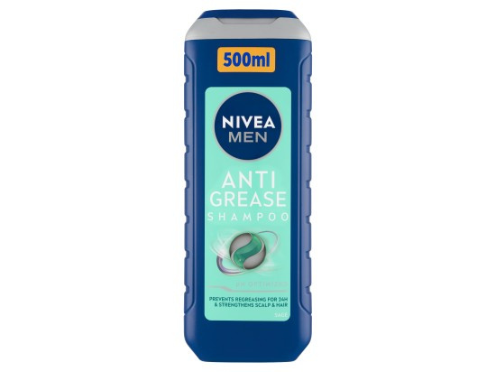 NIVEA MEN Anti Grease šampon pro mastnou vlasovou pokožku 500 ml