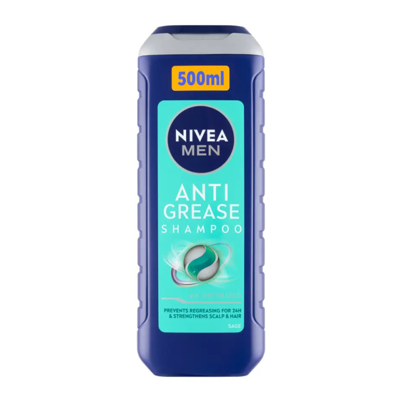 NIVEA MEN Anti Grease šampon pro mastnou vlasovou pokožku 500 ml