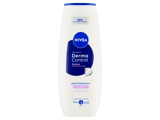 NIVEA Derma Control Restore hydratační sprchový gel s kyselinou hyaluronovou 500 ml