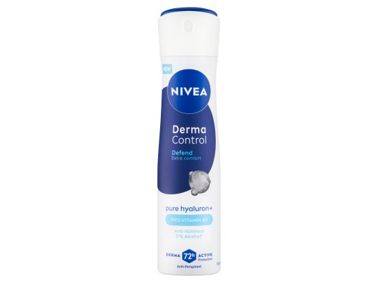 NIVEA Derma Control Defend antiperspirant ve spreji pro podrážděnou pokožku 150 ml
