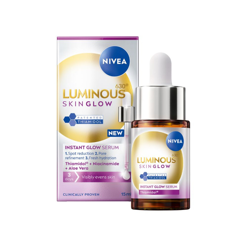 NIVEA Luminous 630 Skin Glow rozjasňující pleťové sérum 15 ml