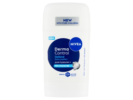 NIVEA Derma Control Defend tuhý antiperspirant pro podrážděnou pokožku 50 ml