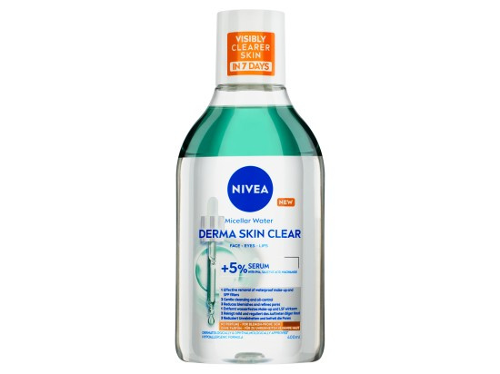 NIVEA Derma Skin Clear čisticí micelární voda proti nedokonalostem pleti 400 ml
