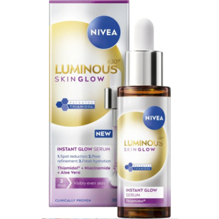 NIVEA Luminous 630 Skin Glow rozjasňující pleťové sérum 30 ml