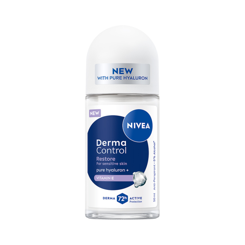 NIVEA Derma Control Restore kuličkový antiperspirant 72h 50 ml