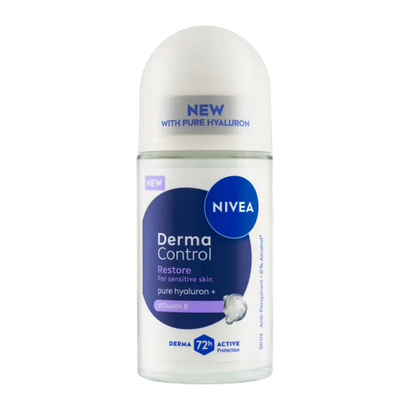NIVEA Derma Control Restore kuličkový antiperspirant 72h 50 ml