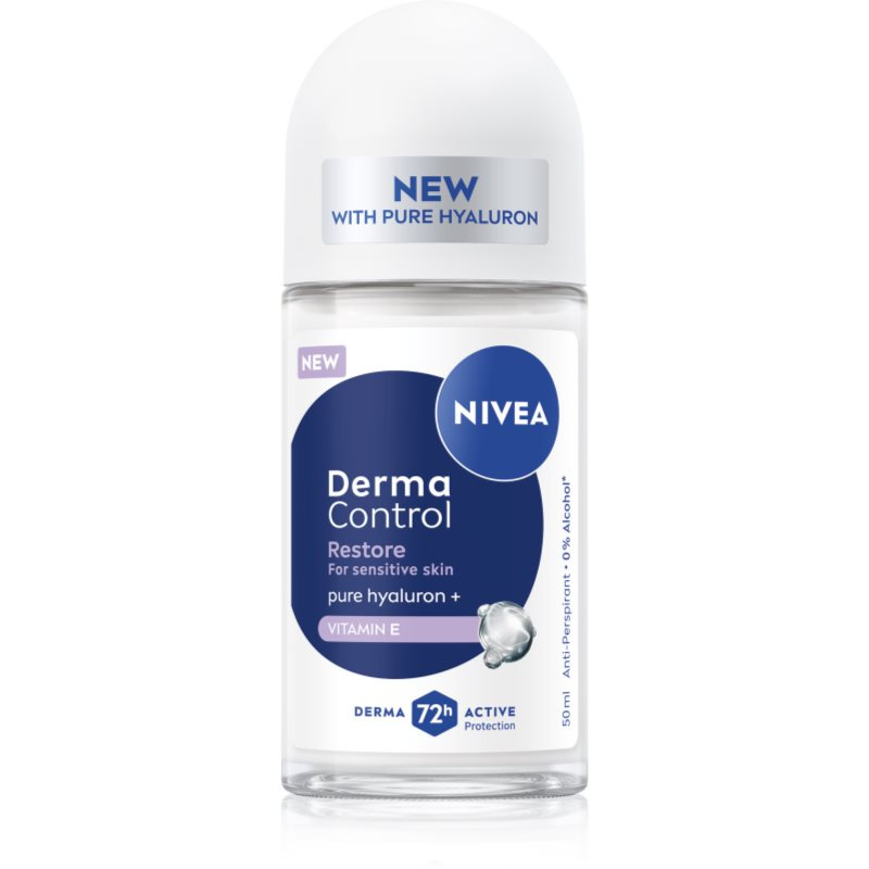 NIVEA Derma Control Restore kuličkový antiperspirant 72h 50 ml