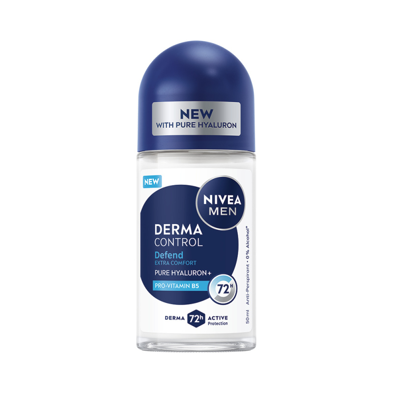 NIVEA MEN Derma Control Defend kuličkový antiperspirant 72h 50 ml