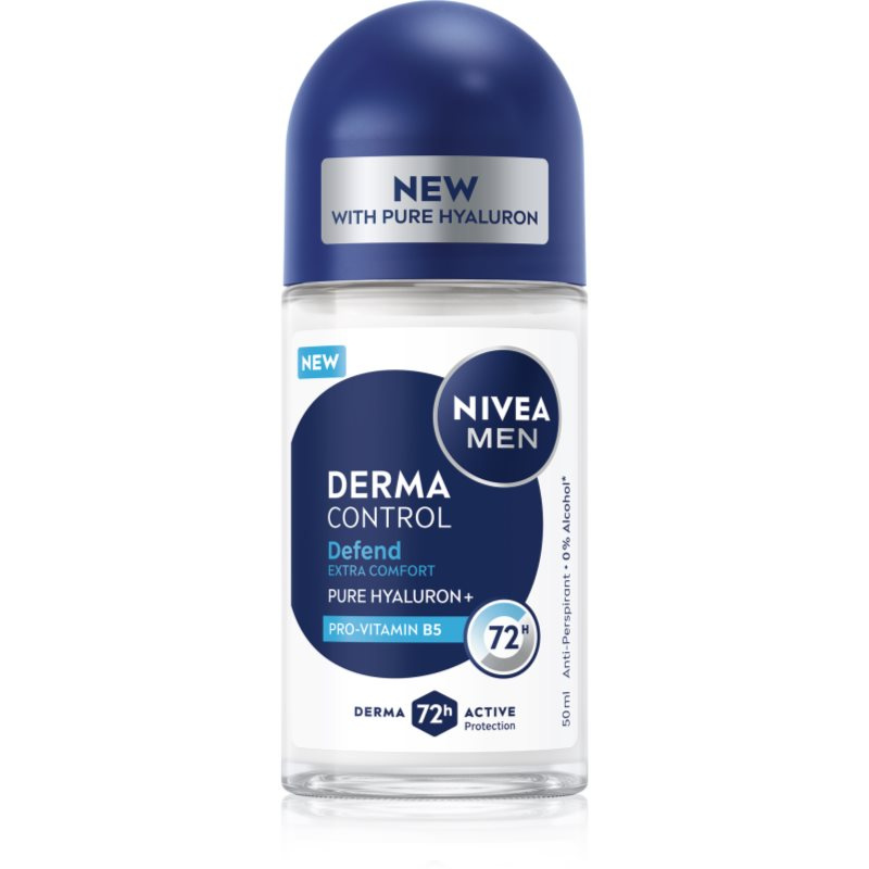NIVEA MEN Derma Control Defend kuličkový antiperspirant 72h 50 ml