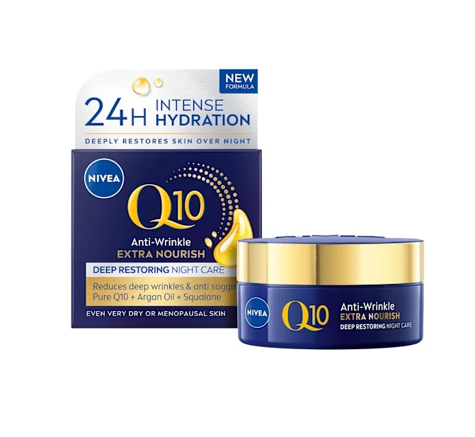 NIVEA Q10 Power výživný noční krém proti vráskám 50 ml