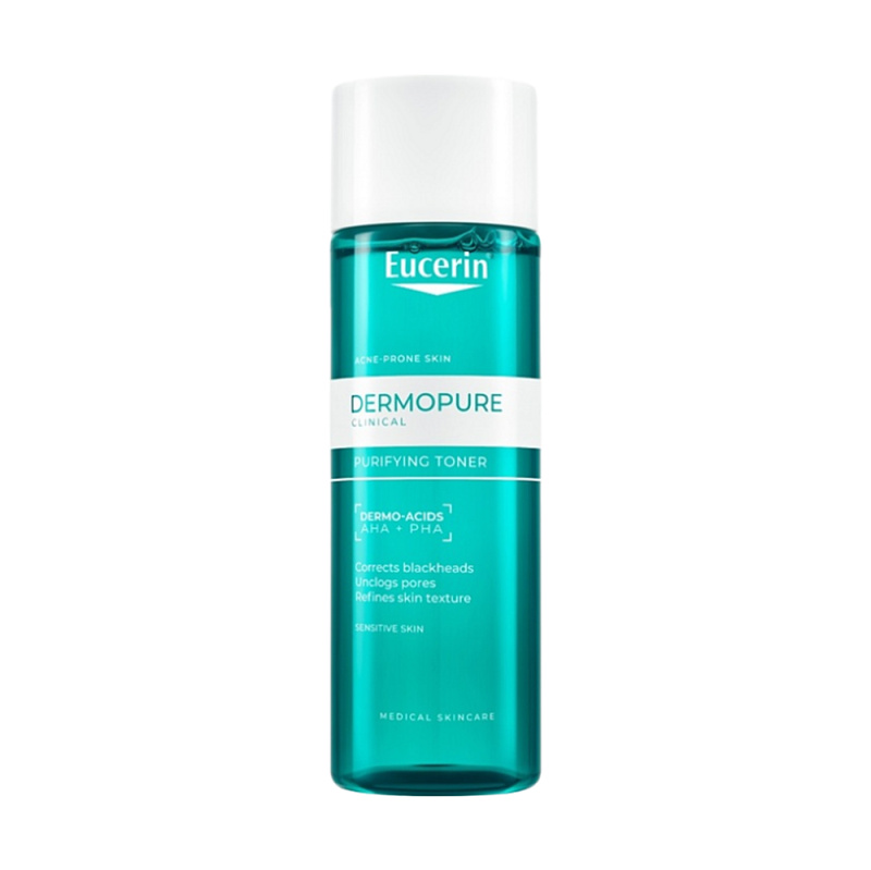 Eucerin DermoPure Clinical Purifying Toner čisticí tonikum proti nedokonalostem aknózní pleti 200 ml