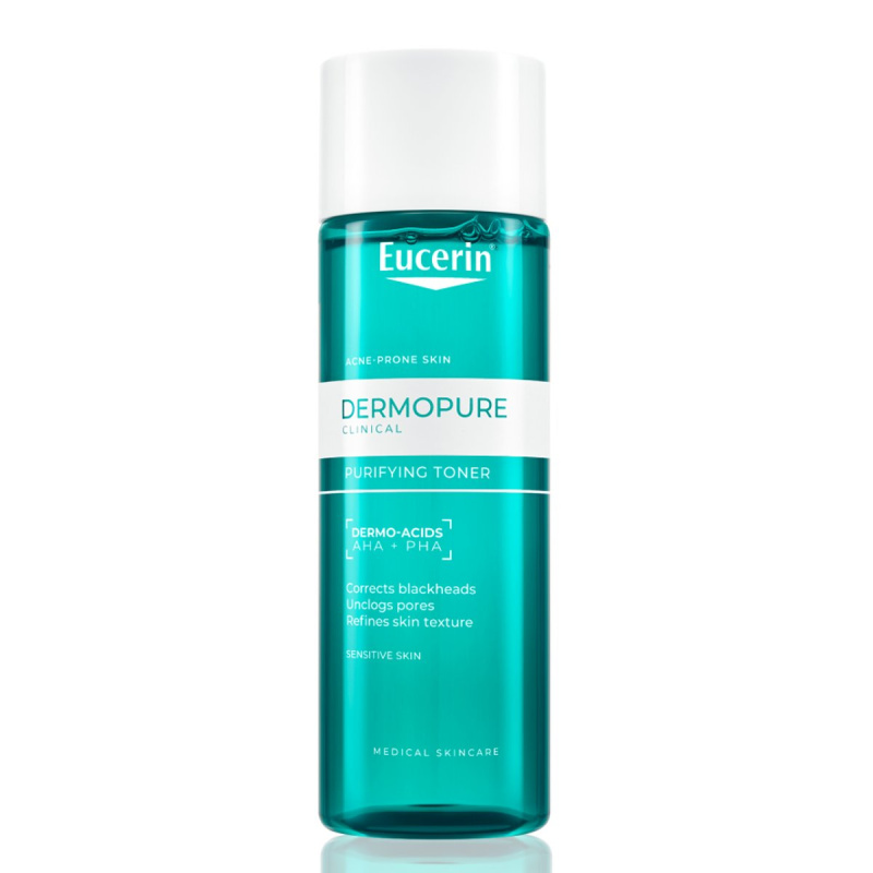 Eucerin DermoPure Clinical Purifying Toner čisticí tonikum proti nedokonalostem aknózní pleti 200 ml