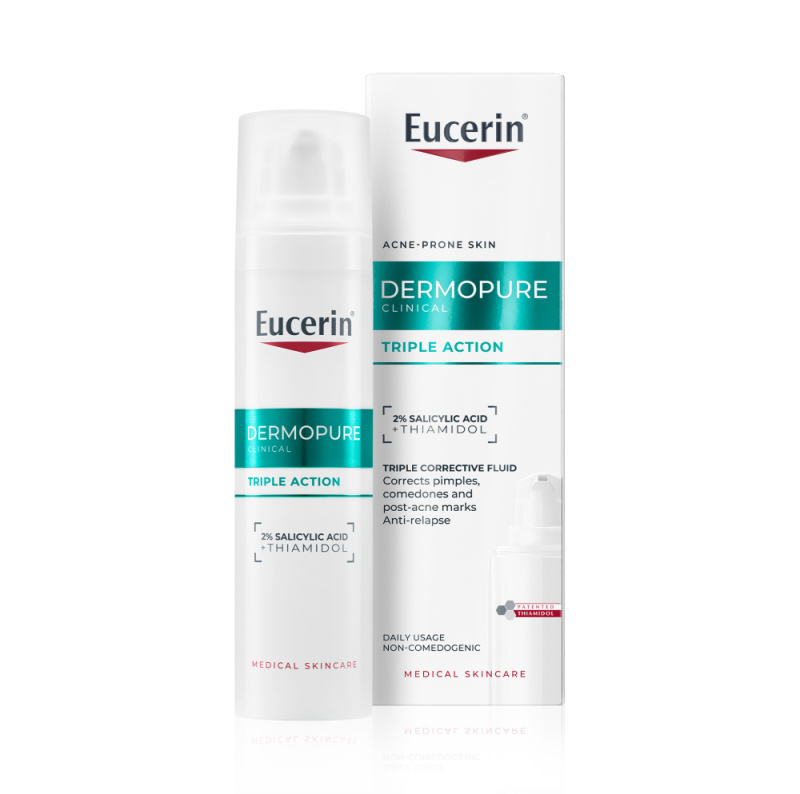 Eucerin DermoPure CLINICAL fluid s trojitým účinkem 40ml