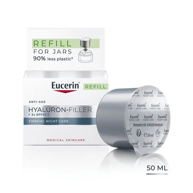 EUCERIN HYALURON-FILLER+3xEFFECT noč.kr.refill50ml
