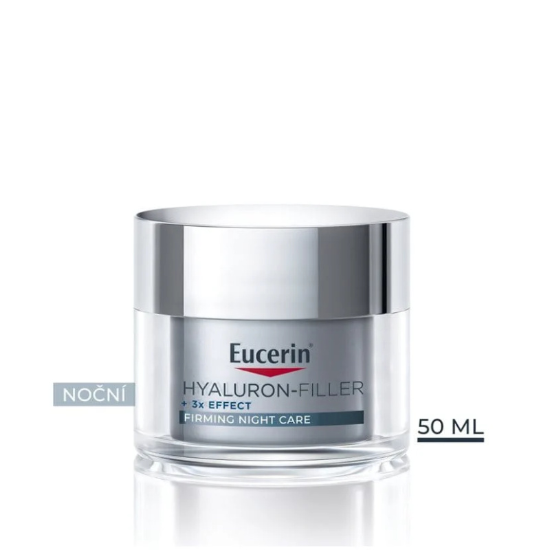 Eucerin Hyaluron-Filler + 3x Effect noční krém proti vráskám 50 ml