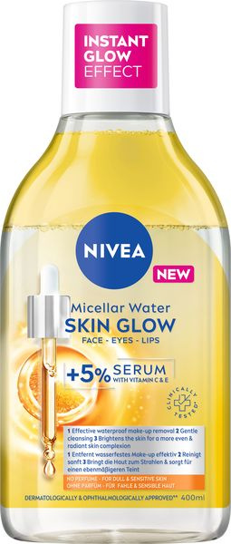 NIVEA Micellar Skin Glow čisticí micelární voda pro rozjasnění pleti 400 ml