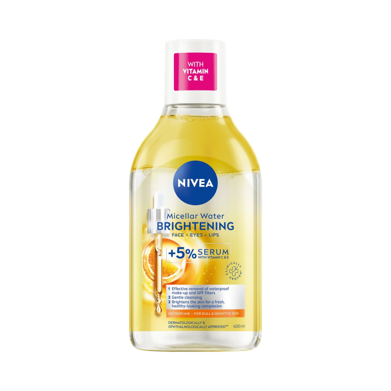 NIVEA Micellar Skin Glow čisticí micelární voda pro rozjasnění pleti 400 ml