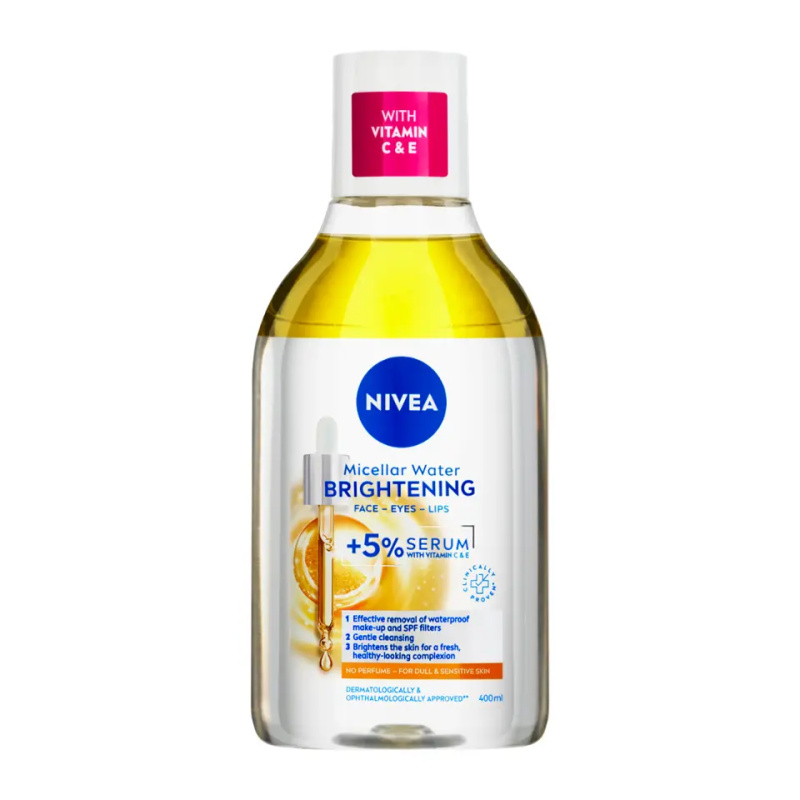 NIVEA Micellar Skin Glow čisticí micelární voda pro rozjasnění pleti 400 ml