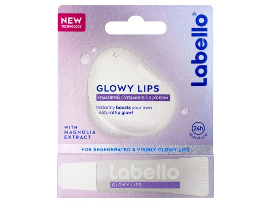 Labello Glowy Lips hydratační balzám na rty s kyselinou hyaluronovou 10 ml