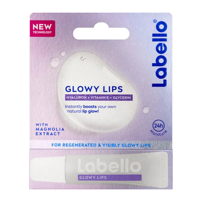 Labello Glowy Lips hydratační balzám na rty s kyselinou hyaluronovou 10 ml