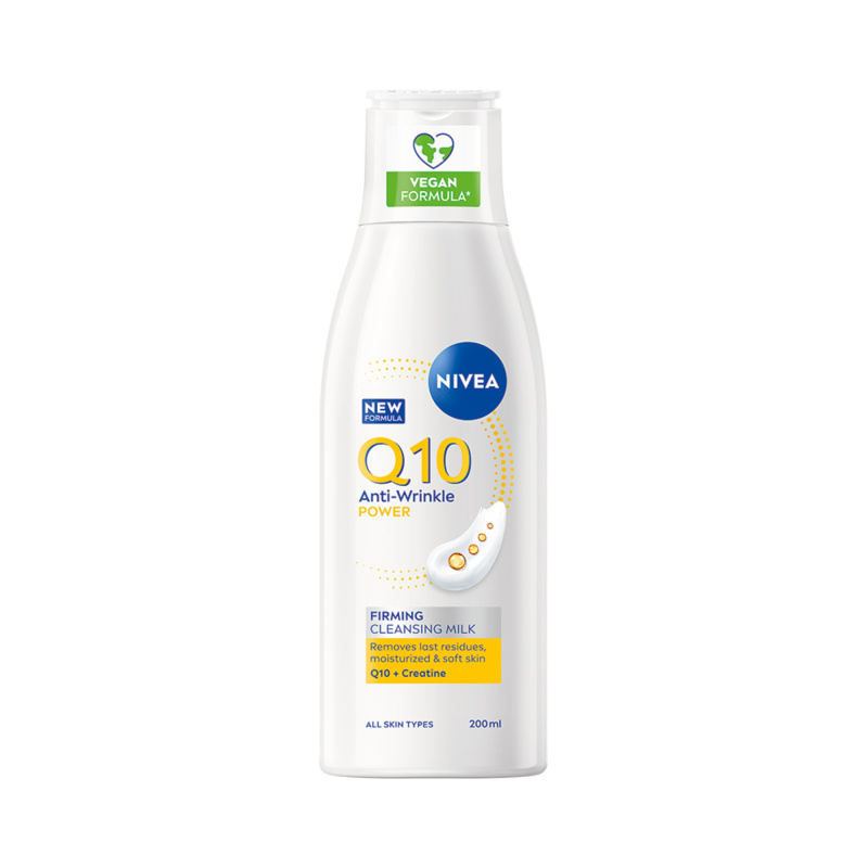 NIVEA Q10 čistící mléko proti vráskám 200 ml