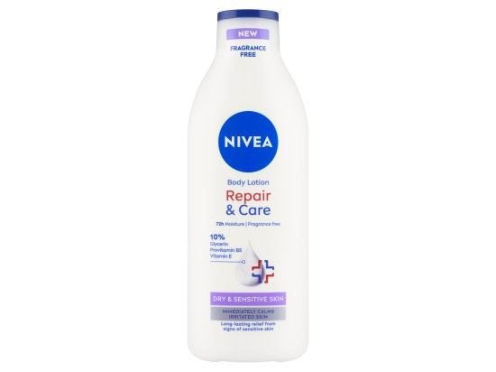 NIVEA Repair & Care Sensitive zklidňující tělové mléko pro suchou a citlivou pokožku 400 ml