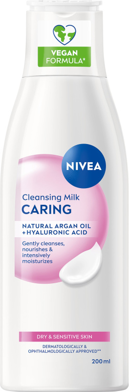 NIVEA Jemné čistící pleťové mléko pro suchou až citlivou pleť 200 ml