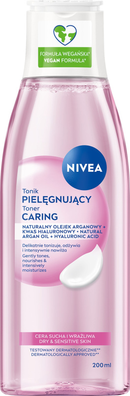 NIVEA Jemná čisticí pleťová voda pro citlivou pleť 200 ml