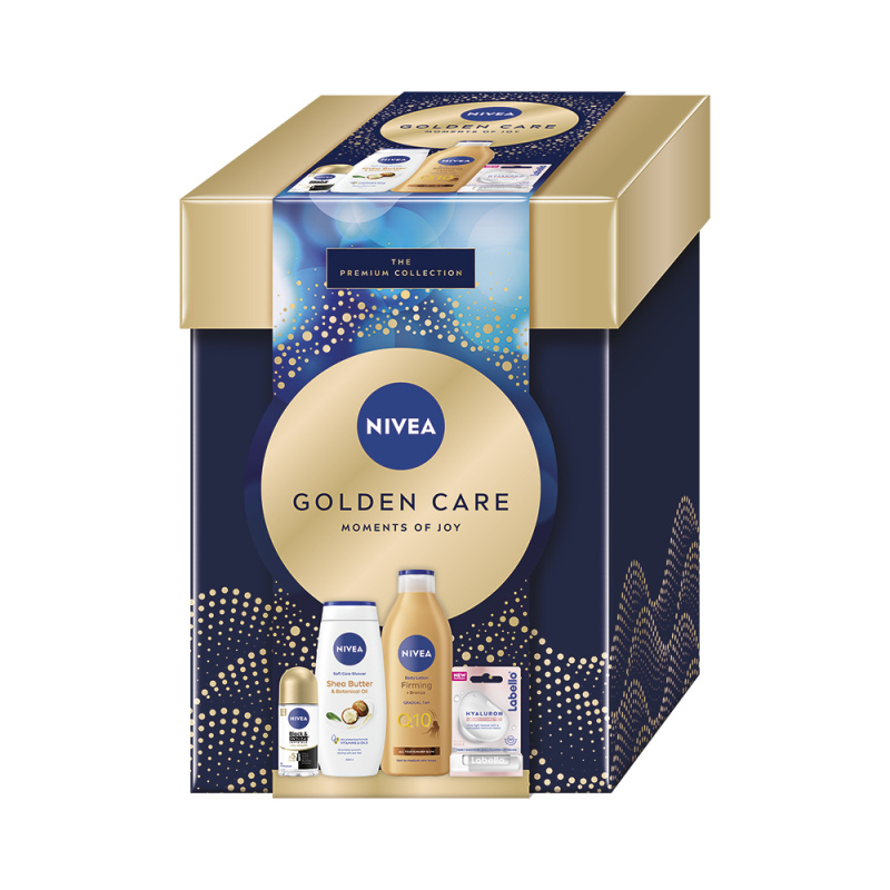 NIVEA Golden Care dárková sada pro výživu a hydrataci