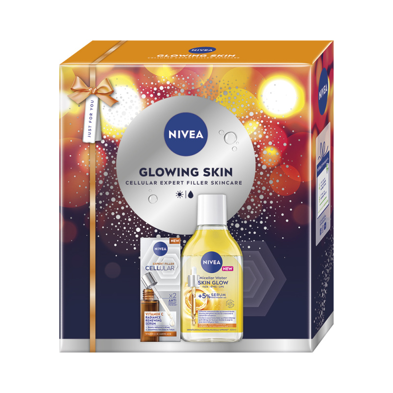 NIVEA Glowing Skin dárková sada pro rozjasnění pleti