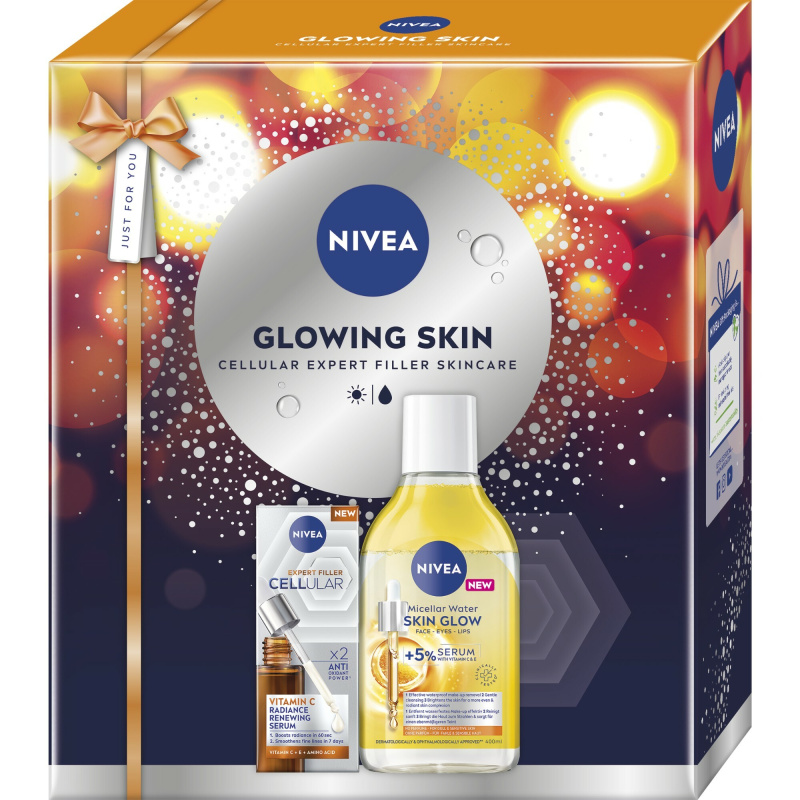 NIVEA Glowing Skin dárková sada pro rozjasnění pleti