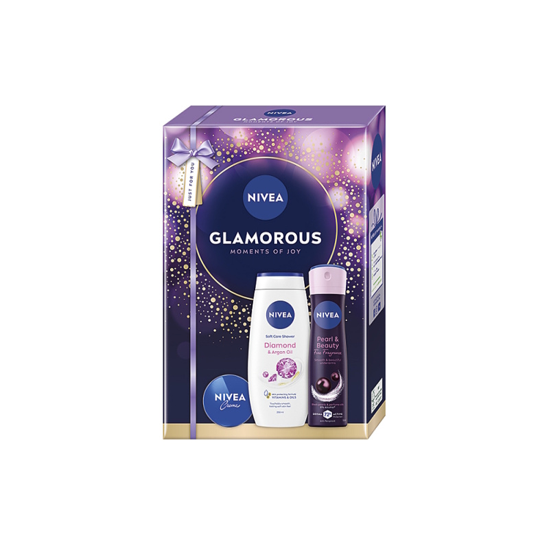 NIVEA Glamorous Moments of Joy dárková sada na tělo