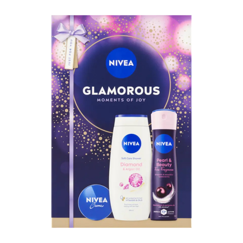 NIVEA Glamorous Moments of Joy dárková sada na tělo