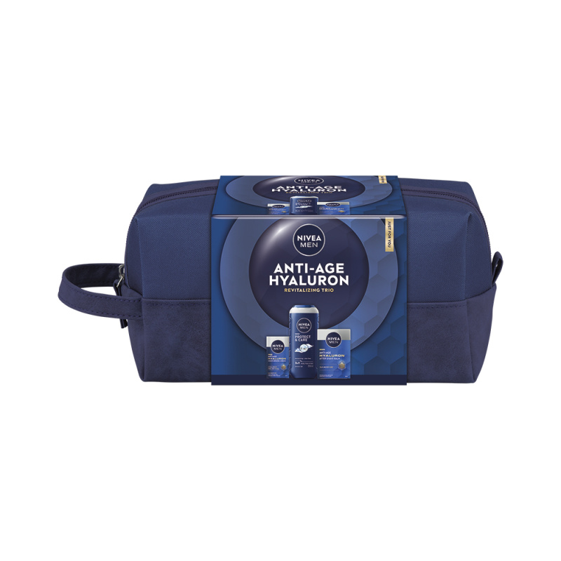 NIVEA MEN Anti-Age Hyaluron dárková sada na obličej a tělo