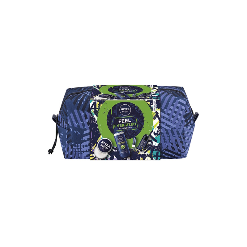 NIVEA MEN Feel Energized dárková sada na tělo a obličej