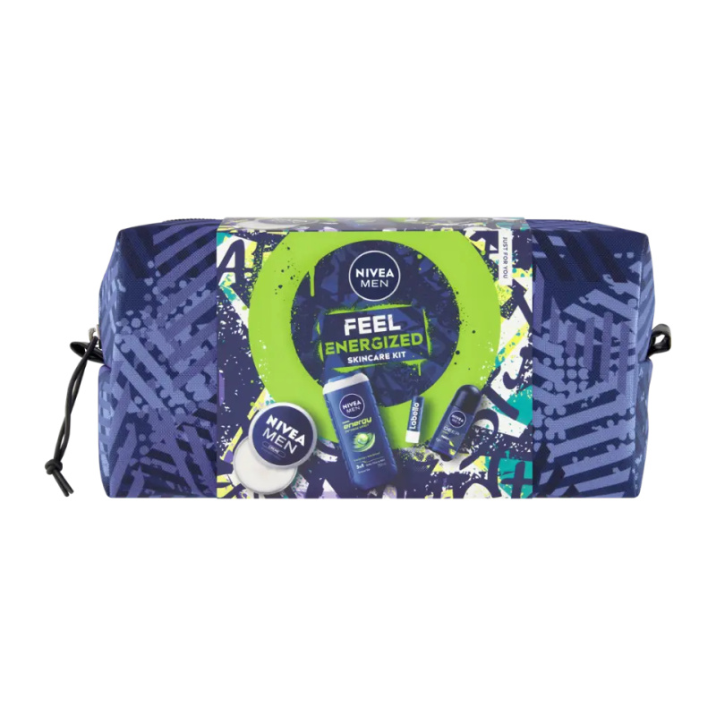 NIVEA MEN Feel Energized dárková sada na tělo a obličej