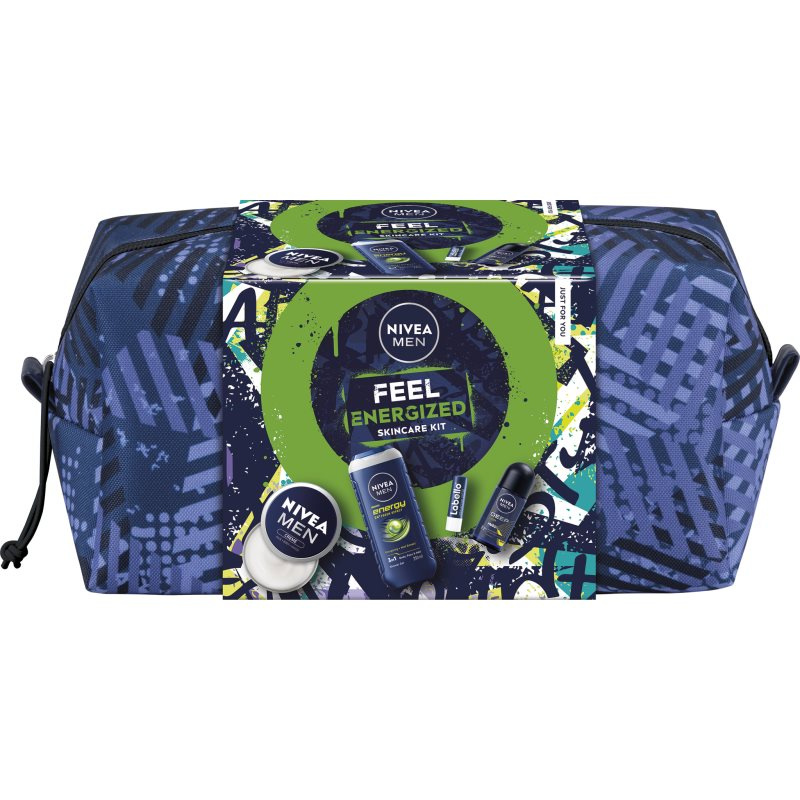 NIVEA MEN Feel Energized dárková sada na tělo a obličej