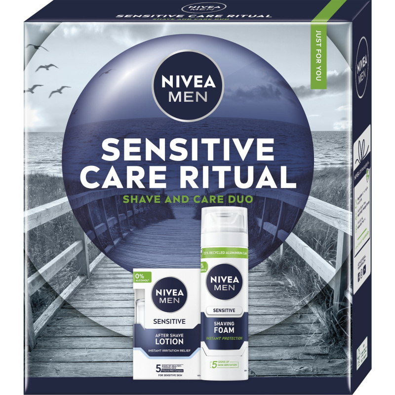 NIVEA MEN Sensitive Care Ritual dárková sada na holení