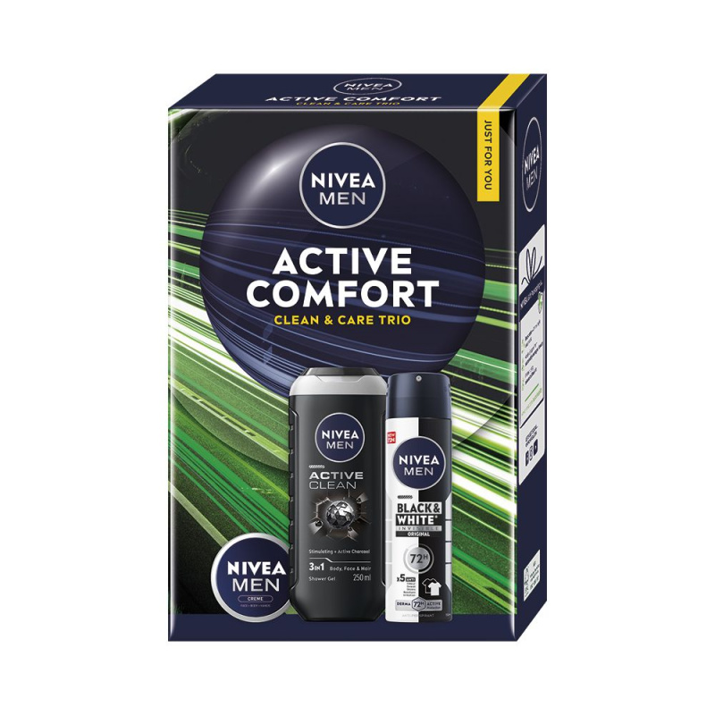 NIVEA MEN Active Comfort dárková sada na tělo