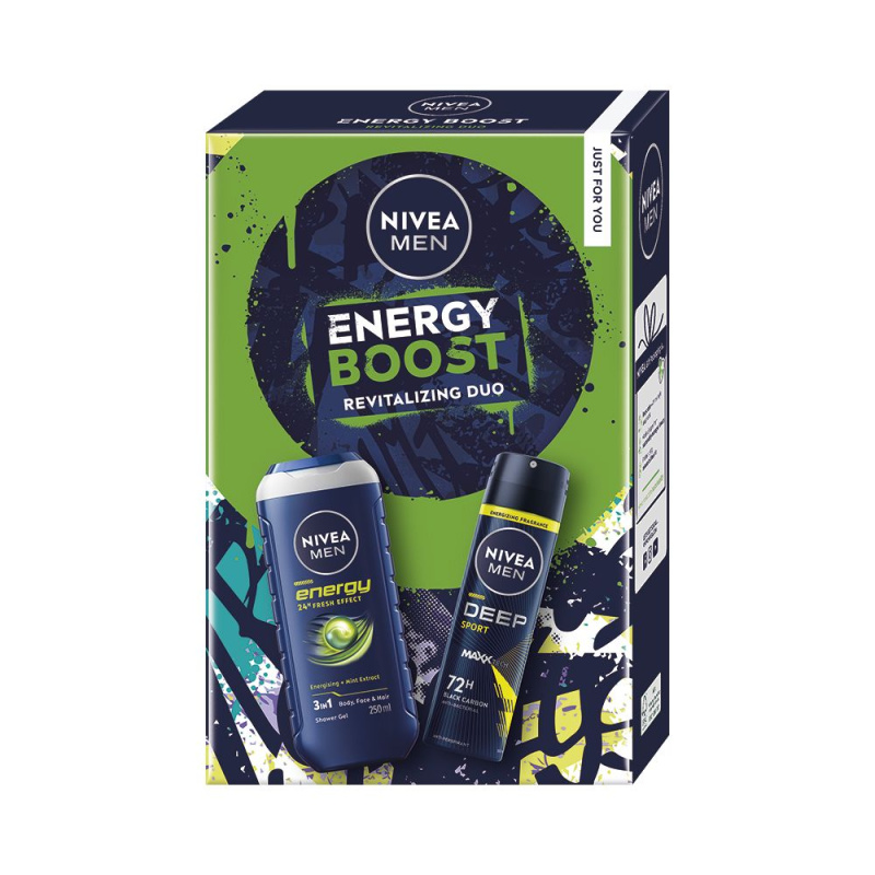 NIVEA Energy Boost dárková sada na tělo