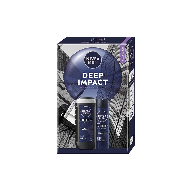 NIVEA MEN Deep Impact dárková sada na tělo